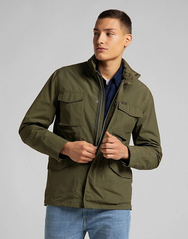 MĘSKA KURTKA PRZEJŚCIOWA LEE FIELD JACKET OLIVE GREEN L88RKDNX 112123778