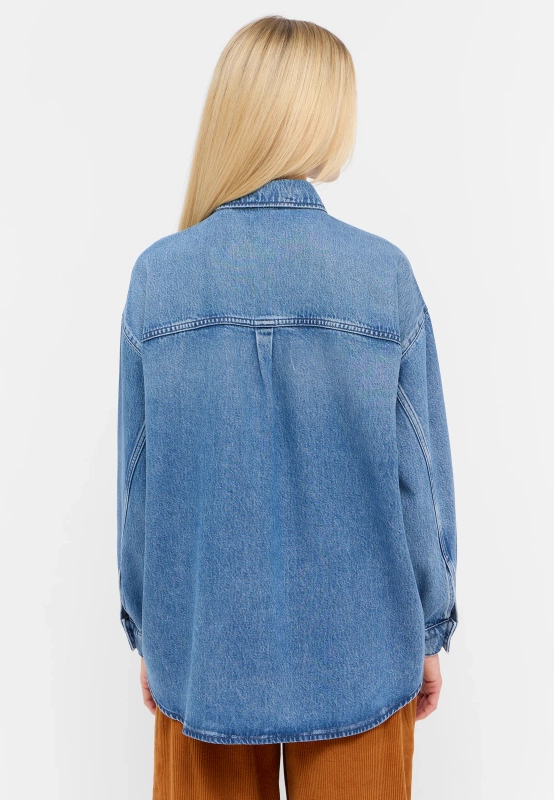 Damska Koszula Mustang Style Avilla Shirt Denim Blue 1015592 5000 401