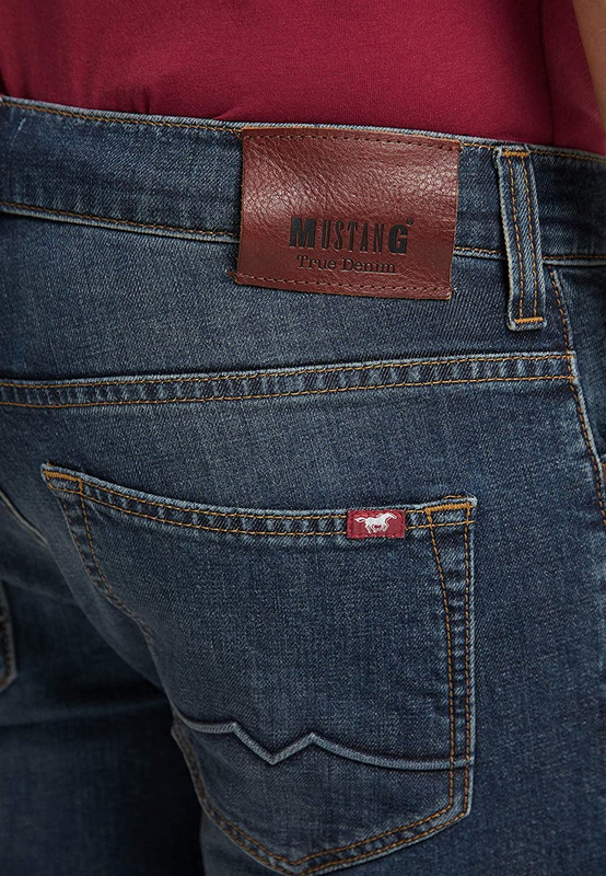 SPODNIE MĘSKIE MUSTANG OREGON BOOT DENIM BLUE 1010002 5000 883