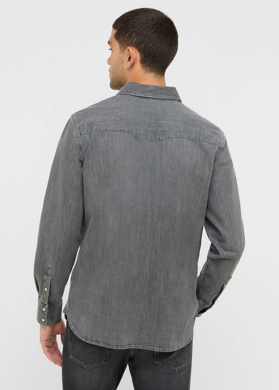 Męska Koszula Mustang Style Duver Denim Black 1016957 4000 300