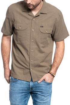 KOSZULA MĘSKA LEE SS WORKER SHIRT UTILITY GREEN L67REUNG 112116947