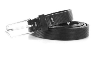 LEE THIN CUT LINE BELT BLACK LW275001