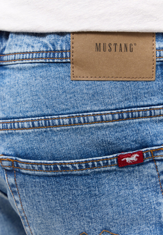 MĘSKIE SZORTY MUSTANG Chicago Shorts Z Denim Blue 1015690 5000 202