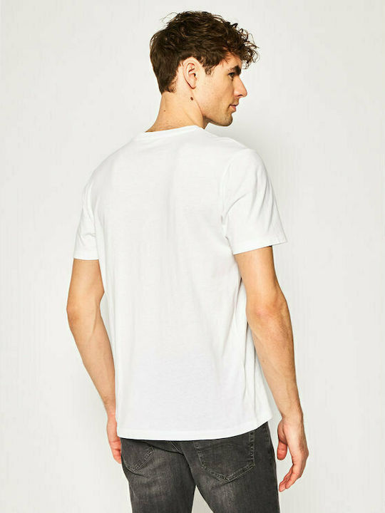 LEE BRANDED TEE MĘSKI T-SHIRT LOGO NADRUK BRIGHT WHITE L63KFQLJ 112115087