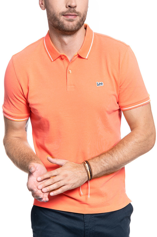 KOSZULKA POLO LEE PIQUE POLO REGULAR FIT NECTARINE L61ARLLC 112113702