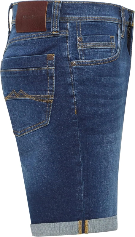Męskie szorty Mustang Style Washington Shorts Denim Blue 1016452 5000 802