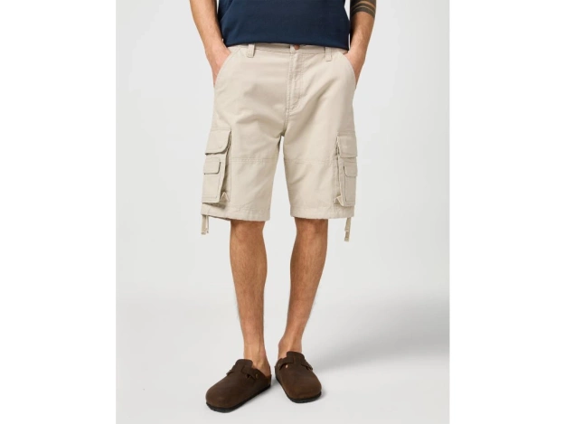 MESKIE SPODENKI WRANGLER CJ CARGO SHORTS PELICAN 112362551