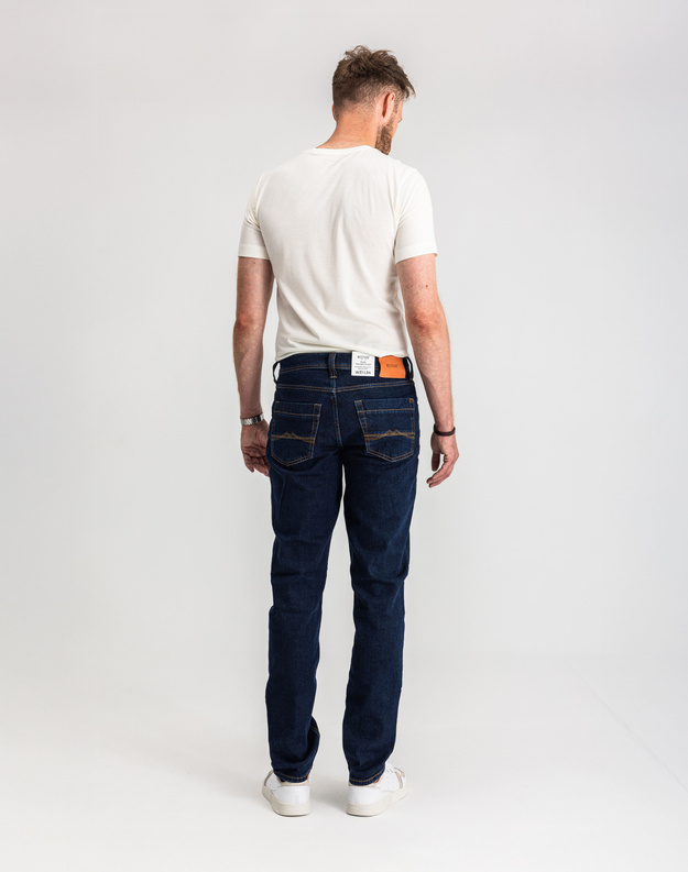 Męskie Spodnie Jeansowe MUSTANG Washington Straight Denim Blue 1016420 5000 940