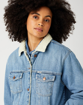 WRANGLER HERITAGE SHERPA JACK DAMSKA KURTKA JEANSOWA SECRET LOVE W460SF35K 112141347