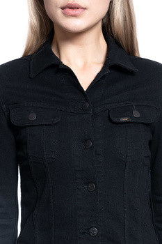 DAMSKA KURTKA JEANSOWA LEE SLIM RIDER BLACK RINSE L541PI47 112112700