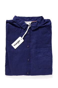 WRANGLER L/S 1PCKT RELAXED SH ASTRAL BLUE W5186BDRK