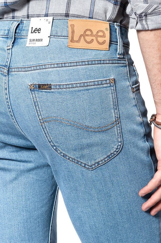 JEANSY MĘSKIE LEE RIDER LIGHT STONEWASH L701MG66 112117625