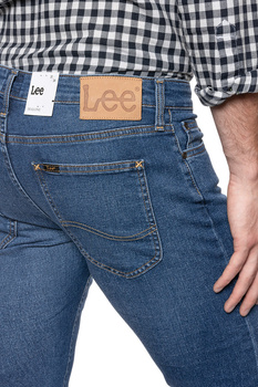 LEE MALONE MĘSKIE SPODNIE JEANSOWE JEANSY EASY BLUE L736DIZK 112120015