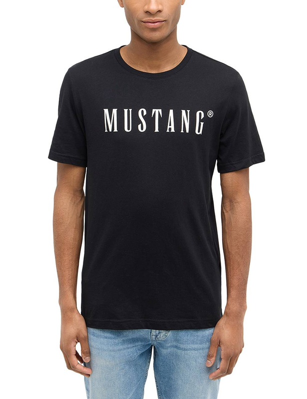 Męski T-Shirt Koszulka MUSTANG Style Austin Black 1014695 4142