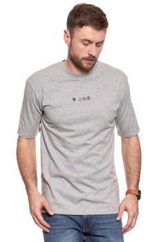 WRANGLER T SHIRT OVERSIZED TEE MID GREY MEL W7C31GF37 112131671