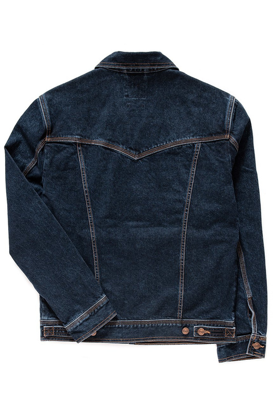 WRANGLER AUTHENTIC JACKET BLUE BLACK W41001705 112128721