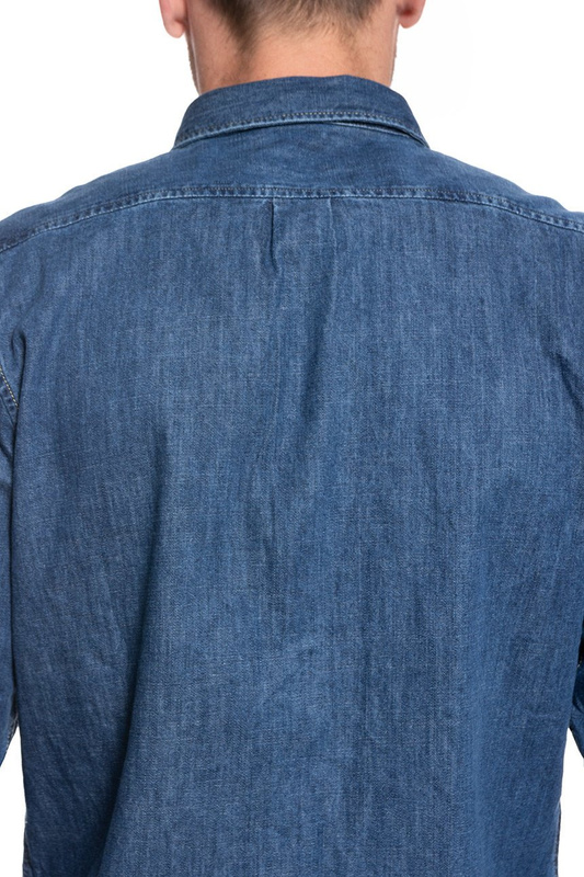 LEE LEE BUTTON DOWN DIPPED BLUE L880PLLA 112123377