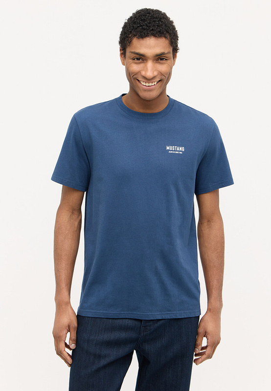 MĘSKA KOSZULKA MUSTANG Austin T-shirt Insignia Blue 1015055 5230