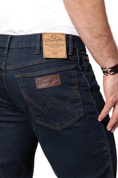 WRANGLER TEXAS STRETCH BLUE BLACK W12175001 SAMPLE 112126060
