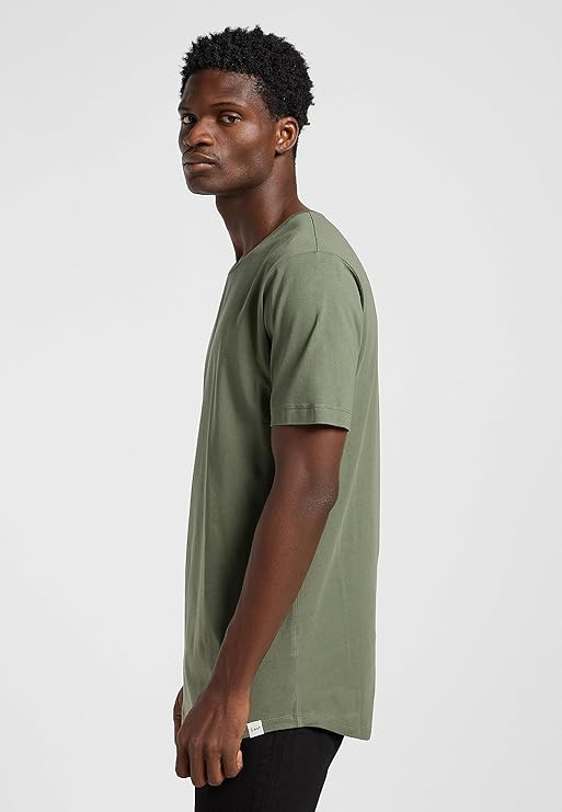 MESKA KOSZULKA LEE SHAPED TEE OLIVE GROVE 112364534