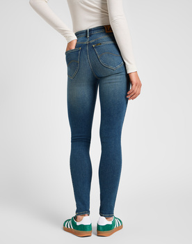 LEE DAMSKIE SPODNIE JEANSOWE LEE FOREVERFIT INDIGO TEA 112355539