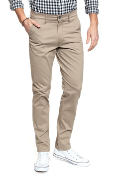 WRANGLER SPODNIE MĘSKIE CHINO BEIGE W16LA1XBB 112127301