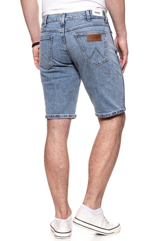 SPODENKI MĘSKIE WRANGLER DENIM SHORT LIGHT MARBLE W14CRE19J 112126621