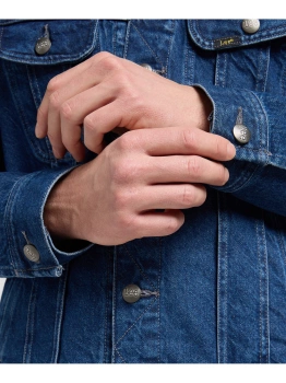 MESKA KURTKA JEANSOWA  LEE RELAXED RIDER JACKET REACH 112371312