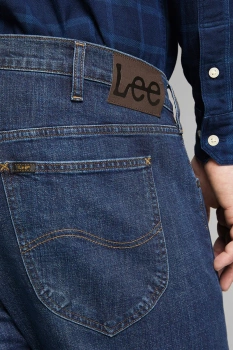 MĘSKIE SPODNIE JEANSOWE LEE DAREN ZIP FLY REGULAR STRAIGHT Dark Bluegrass L707KNUK 112118225