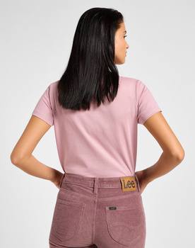 DAMSKA KOSZULKA LEE SMALL LOGO TEE PRETTY PLUM 112355197