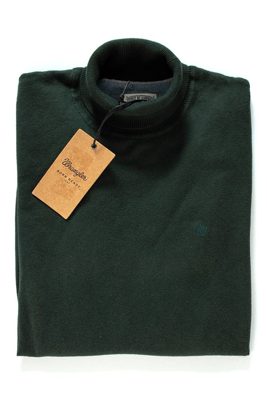 WRANGLER ROLL NECK PINE GREEN W8570QLNY