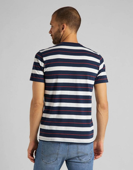 LEE STRIPE TEE MĘSKI T-SHIRT NAVY L62KFU35 112114665