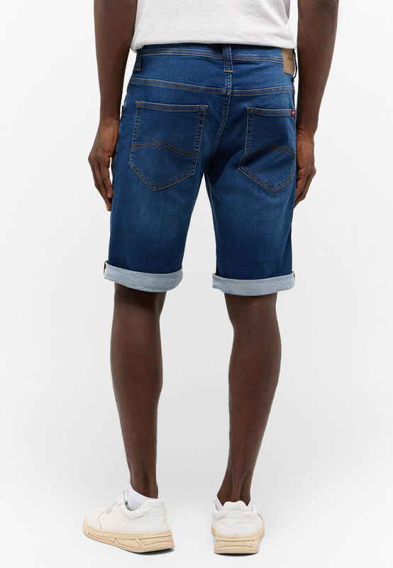 MĘSKIE SZORTY MUSTANG Chicago Shorts Z Denim Blue 1015692 5000 682