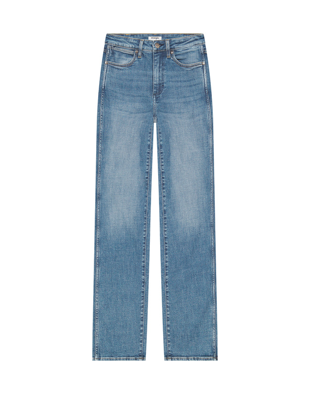 DAMSKIE SPODNIE WRANGLER STRAIGHT INDIGO VALLEY 112371169