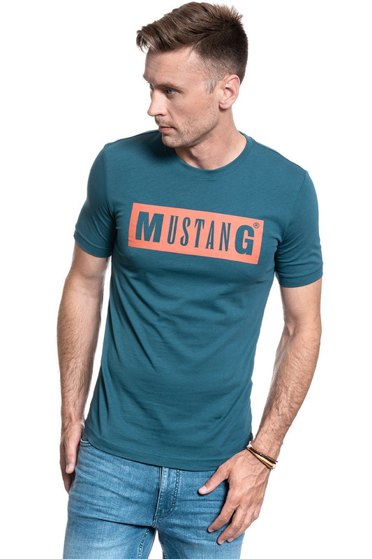 T-SHIRT MĘSKI MUSTANG Alex C LOGO Tee 1009738 5243