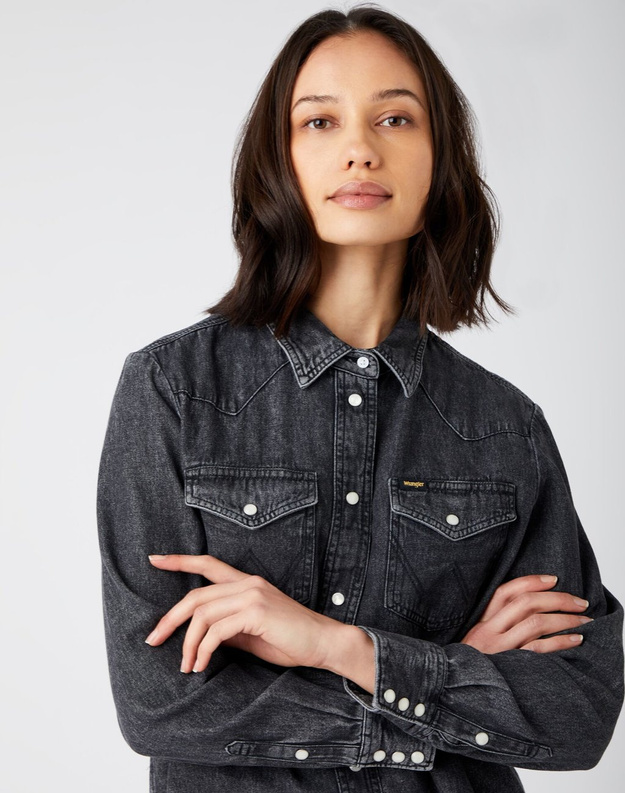 WRANGLER HERITAGE SHIRT DAMSKA KOSZULA JEANSOWA ROCKSTAR W5S96L339 112142845