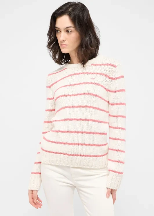 Damski Sweter Mustang Style Silas Pink Stripe French Riviera 1016174 12724
