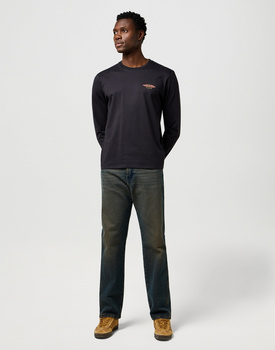 MESKA KOSZULKA WRANGLER LS AMERICANA TEE BLACK 112371470