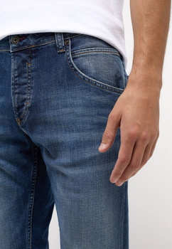 Męskie Spodnie jeansowe Mustang Style Washington Straight Denim Blue 1016618 5000 313