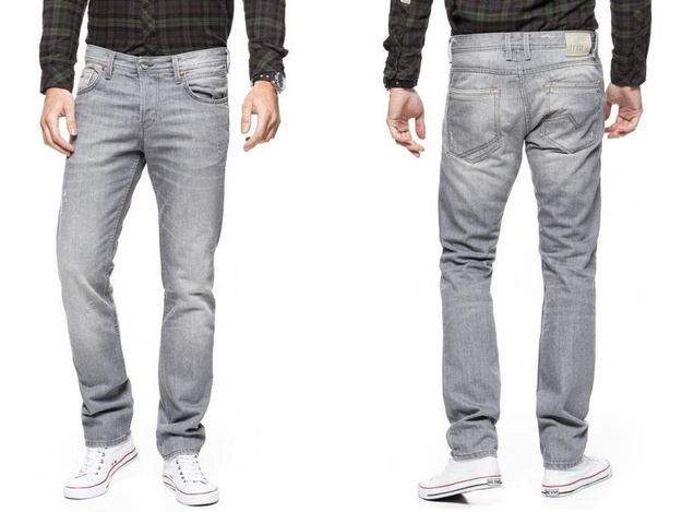 TOM TAILOR SPODNIE MĘSKIE AEDAN SLIM GREY DENIM 6203116.45.12 COL. 1393