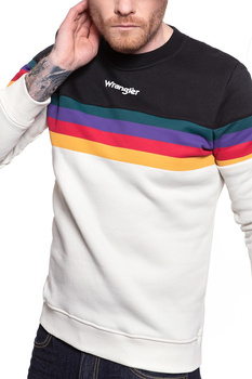 BLUZA WRANGLER RAINBOW SWEAT CLOUD BLUE W6B5HDB03 112130690