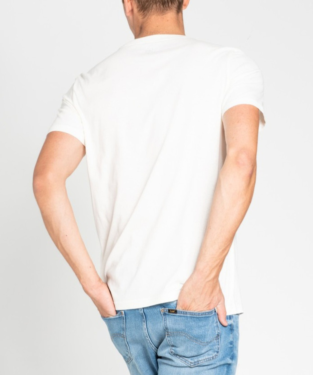 LEE MINI LOGO TEE MĘSKI T-SHIRT KOSZULKA Z KRÓTKIM RĘKAWEM NADRUK VANILLA ICE L64DFEKM 112115714