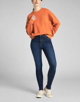 LEE CREW SWS DAMSKA BLUZA KLASYCZNA DESERT ORANGE L53LRYOB 112140241