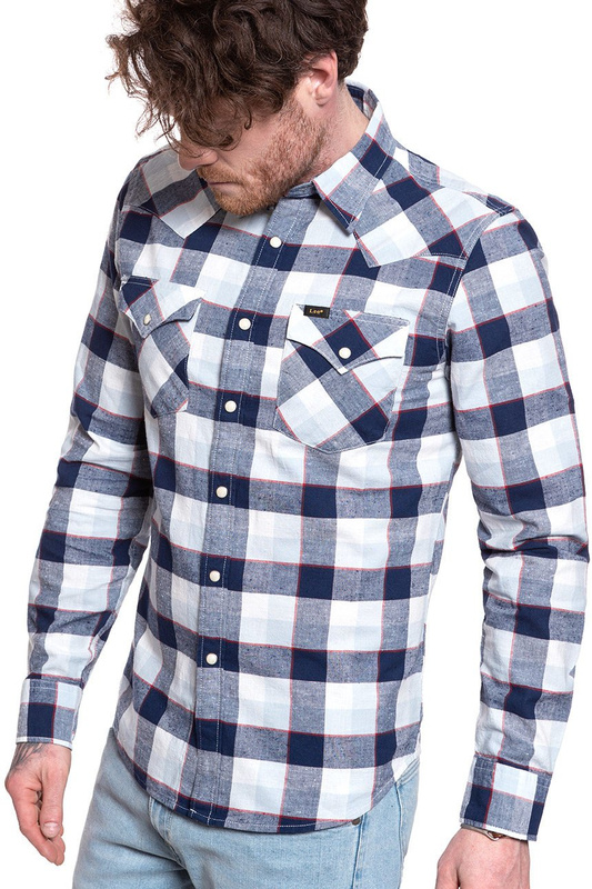 LEE LEE WESTERN SHIRT BLUEPRINT L643NVLH 112115397