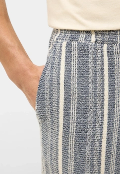 Męskie szorty Mustang Style Lockport Shorts Blue Dobby Stripe 1016479 12740