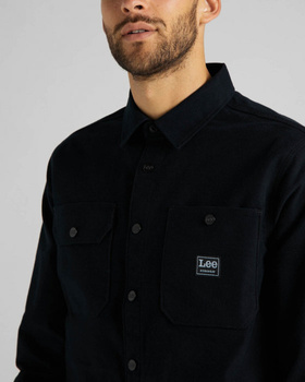 LEE BOX POCKET OVERSHIRT BLACK L68LLX01 112117190