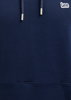 LEE PLAIN HOODIE MĘSKA BLUZA Z KAPTUREM EMPEROR NAVY L80YRFA67