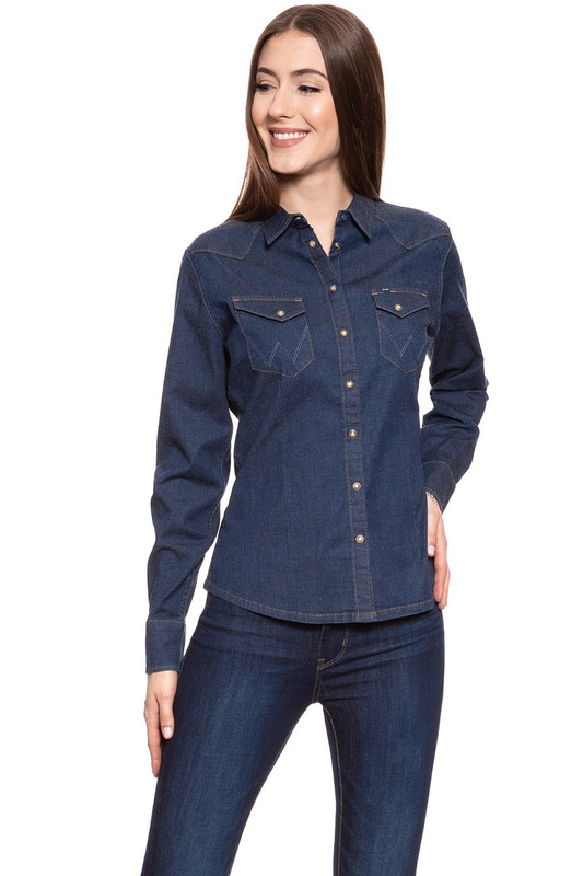 WRANGLER SLIM WESTERN DARK INDIGO W51473V1E