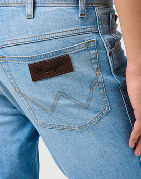 MĘSKIE SPODNIE JEANSOWE WRANGLER TEXAS SLIM SLATE SHADE 112362469