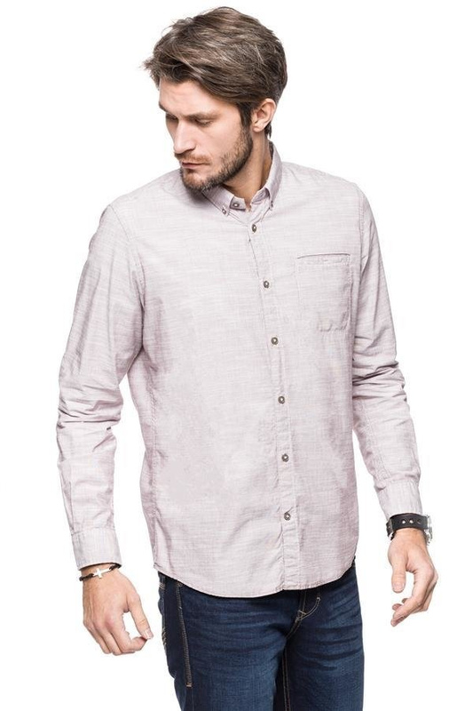 TOM TAILOR RAY DESERT SLUB FIL A FIL SHIRT 2030581.00.10 COL. 4480